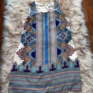 Tribal Colorful Print Dress